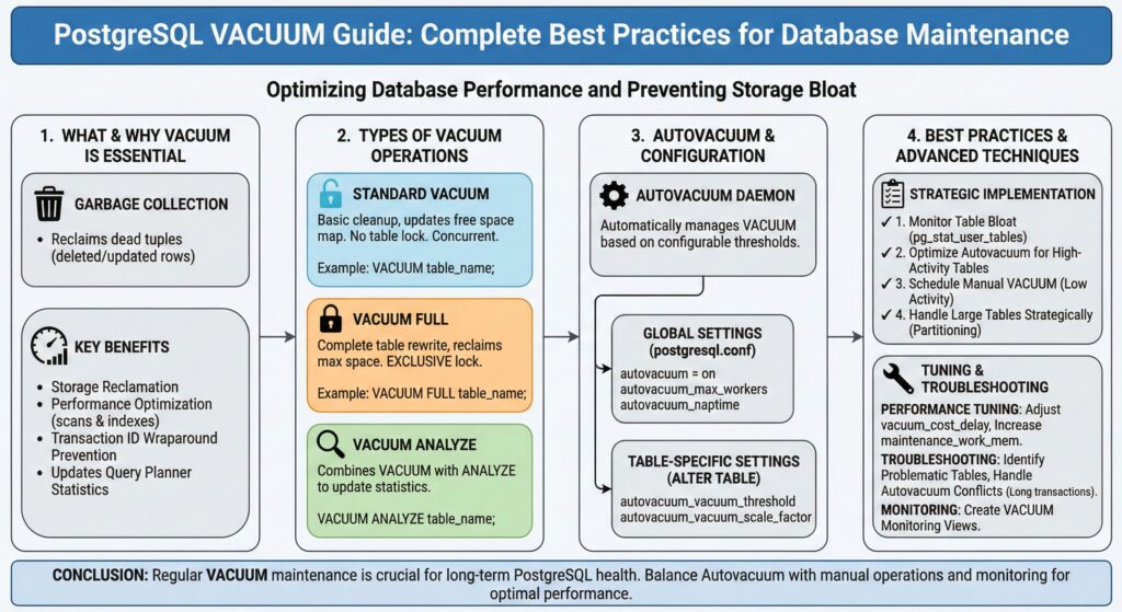 PostgreSQL autovacuum tuning: VACUUM, pg_repack and VACUUM FULL compared for table bloat recovery