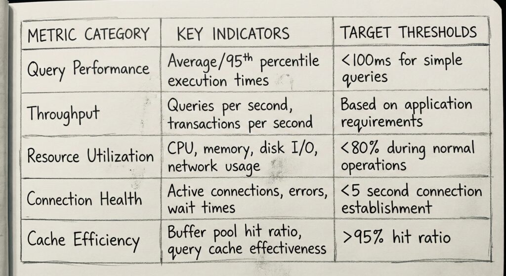 MariaDB performance monitoring dashboard showing essential MariaDB performance metrics for DBA troubleshooting