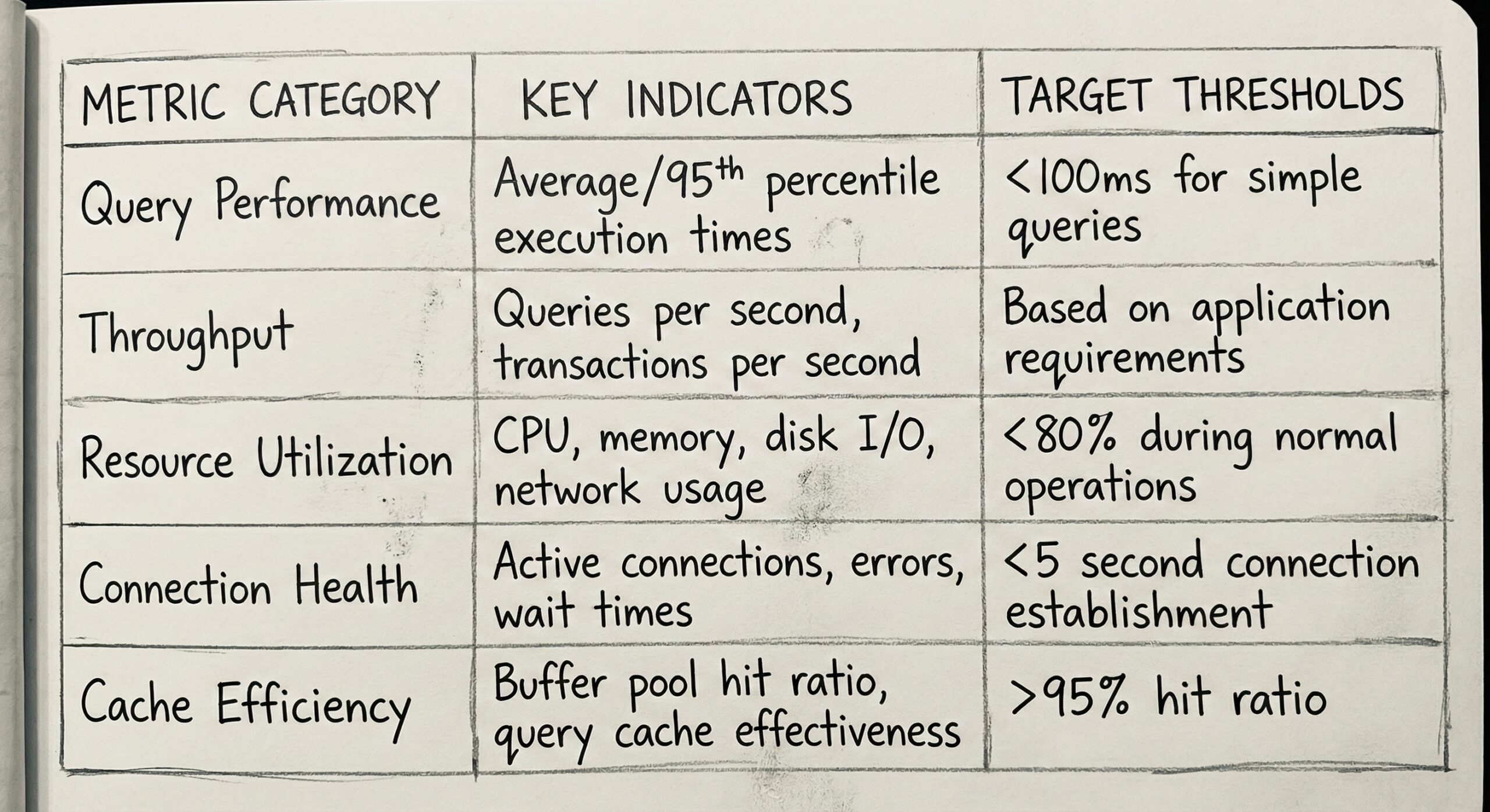 Essential MariaDB Performance Metrics