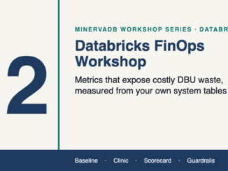 Databricks FinOps workshop by MinervaDB: 12 metrics that expose costly DBU waste